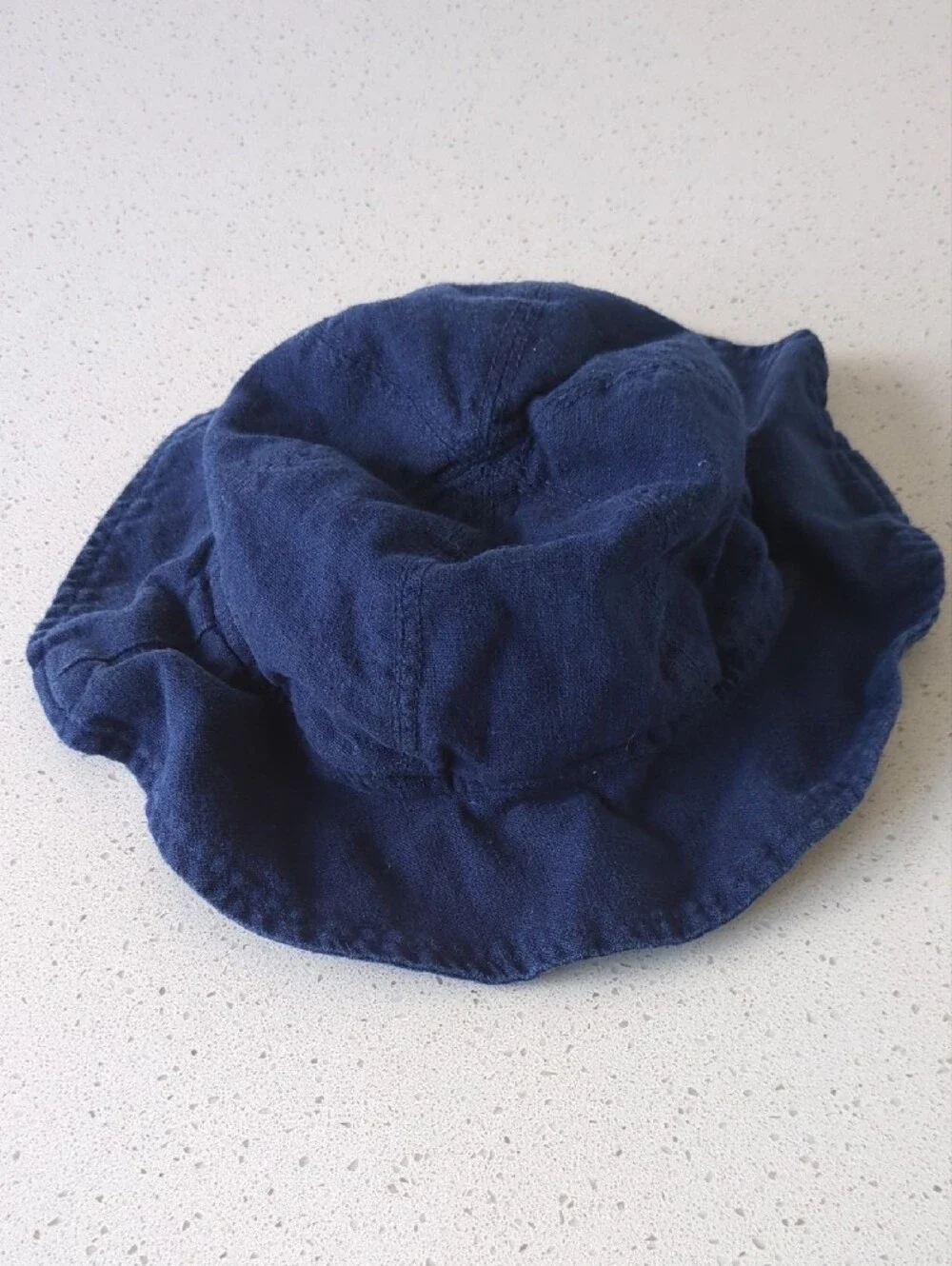 FREE W Purchase Carter's Navy Blue Toddler Sun Hat with Velcro Chin Strap
